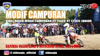 Bhayangkara grasstrack kejurda seri 3 Bone  FINAL BBK MODIF  2T 116CC 4T 125CC JUNIOR BOSOWASI AJTP