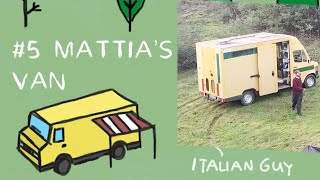 #5 Mattia gives a tour in his Deutsche Post Van  #vanlife