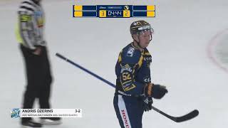 Andris Džeriņš Goal vs Herlev Eagles 22.10.2023 | Metal Ligaen