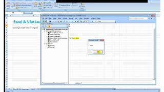 How to display Simple Msgbox in VBA