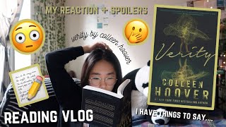 i read 'verity' by colleen hoover in less than 24hrs \u0026 im shooketh  ☁︎reading vlog #2☁︎