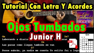Ojos Tumbados Alto Linaje X Junior H Tutorial Acordes Letra