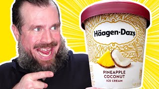 Haagen Dazs Pineapple Coconut Ice Cream | A \