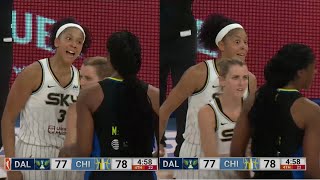 Candace Parker HAD ENOUGH Of McCowan After Getting Tangled Up With Her AGAIN In Heated Moment! #WNBA