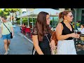 hot riccione. italy 4k walking tour around the city travel guide. trends moda italy