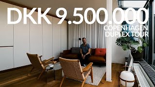 Inside a DKK 9.500.000 Scandinavian Style Copenhagen City Duplex Penthouse (full walkthrough🏡)