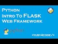 Python Flask Tutorial - Part 1 | yusy4code