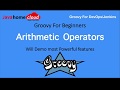 Groovy for Beginners | Groovy Arithmetic and Dynamic Operators