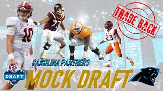 2021 NFL MOCK DRAFT 2.0 - Carolina Panthers Full 7 Round Mock Draft (TRADE BACK)