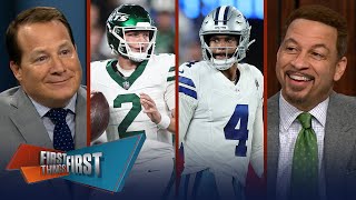 Rodgers-less Jets battle Dak & Cowboys; Giants look to avoid 0-2 start | NFL | FIRST THINGS FIRST