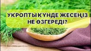 АСКӨК (укроп) ПАЙДАСЫ МЕН ЕМДІК ҚАСИЕТТЕРІ