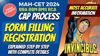 CAP Registration Form Filling Process for MAH CET for BBA BBM BMS BCA 🔥 Every Details Explained 🚀