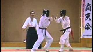 ＜顔面攻撃有り＞の「実践武術合気道試合」(覇天会)Aikido game with face attack