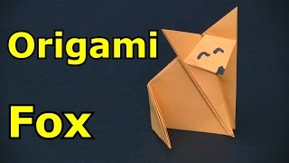 How to make a Paper Fox  -Origami-