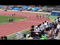 神奈川県通信陸上 男子3年100m 予選7組