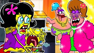 RICH Mom vs BROKE Mom ! So Sad Story Animation | POOR BABY SPONGEBOB LIFE