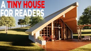 Architect Designs a Loft Library Tiny House (Missouri Airbnb | 50 States Series)