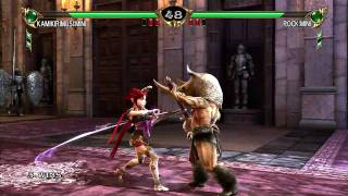 【HD】Soul Calibur IV 解析 -３等身キャリバー４ 対戦プレイ３- 神斬蝕 ロック