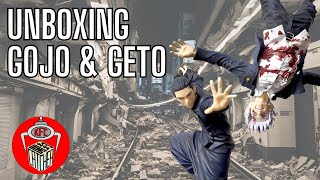 UNBOXING \u0026 REVIEW ACTION FIGURE JUJUTSU KAISEN GOJO SATORU AWAKENING \u0026 GETO SUGURU!!