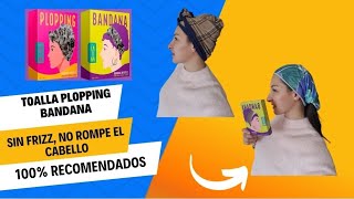 Toalla plopping y bandanas de Latina, mi experiencia! #pamfrey #plopping #bandanas #latina