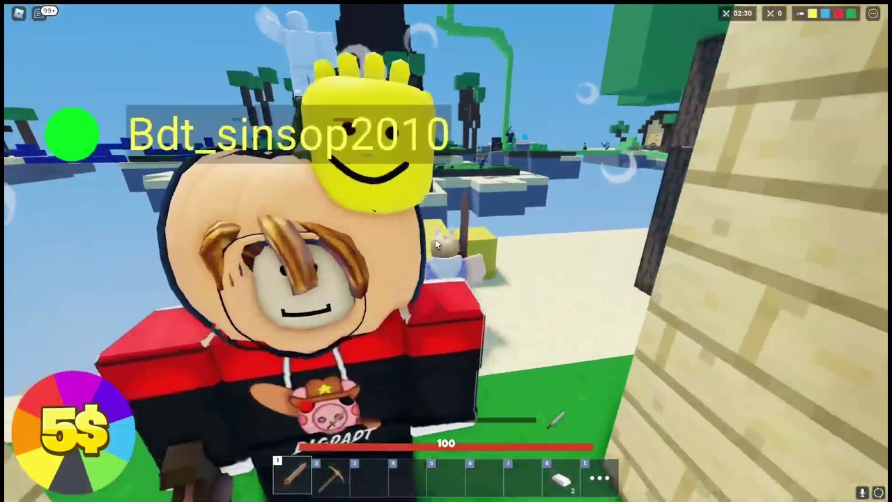 @Its Matty Playing In The Most Laggy ROBLOX BEDWARS SERVER - YouTube