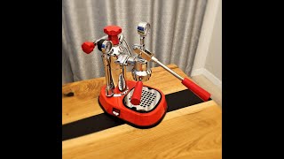 La Pavoni lever dual heating machines (red white switch so called Minimo Massimo switches) explained