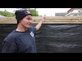 how to install a horizontal timber screen step by step fence guide