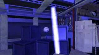 Lightsaber training physics demo