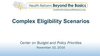 CBPP OE4 Webinar: Complex Eligibility Scenarios