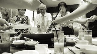 Lohei 撈起 or Yusheng 鱼生 at Chinese Swimming Club on Singapore - 20 Jan 2016