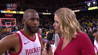 Chris Paul Postgame Interview - Game 4 | Rockets vs Warriors | May 22, 2018 | 2018 NBA West Finals