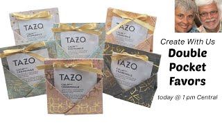 Double Pocket Tea Bag Holders|Gift Card Holders|Party Favors|Teacher Gifts!