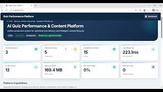 Week 8 Capstone: Build a Production AI Quiz Platform with FastAPI, React & Docker #ai #fastapi