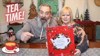 AMERICANS TRY ENGLISH HOLIDAY TEA | ENGLISH TEA SHOP TEA REVIEW