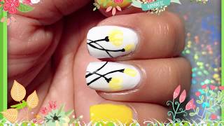 ลองเพ้นท์เล็บลายนี้ดู ง่ายมากๆ เล็บลายดอกไม้ต้อนรับใบไม้ผลิ // easy nail art spring nails