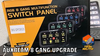 Win your own Auxbeam 8 Gang Switch Panel