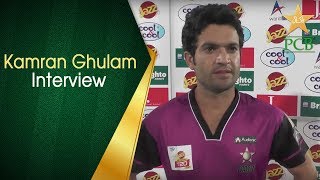 National T20 Cup 2016 | Exclusive Interview Kamran Ghulam | Rawalpindi | 26 Aug 2016 | PCB