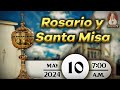 Rosario y Santa Misa en Caballeros de la Virgen, 10 de mayo de 2024 ⚜️ 7:00 a.m.