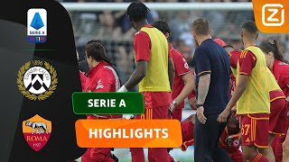HEFTIGE BEELDEN VANUIT ITALIË...😨😓 | Udinese vs AS Roma | Serie A 23/24 | Samenv