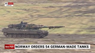 Norway order 54 German-made tanks to strengthen army against potential threats