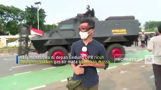 Unjuk Rasa Mahasiswa Di Depan Gedung DPR Memanas!