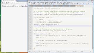 PHP & MySQL Register User Login part 6 of 8