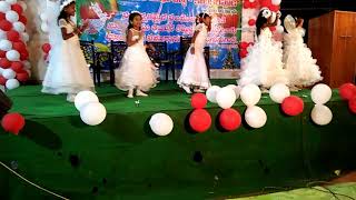 Bosi navvula chinnari yesayya song dance by M.M Church Kotikalapudi Sunday school kids 2018