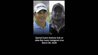 Andreas Kali Golf Instructor at Danish Junior Golf on Instagram Live with John Ray Leary