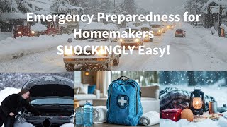 Emergency Preparedness for Homemakers SHOCKINGLY Easy!