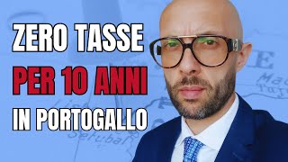 RESIDENZA IN PORTOGALLO. Zero tasse per 10 anni | Avv. Mauro Savino