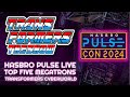 Transformers The Show 240 - Hasbro Pulse Con 2024 Live - Top 5 Megatrons #hasbropulsecon