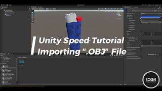 Unity Speed Tutorial: Importing an Obj file.