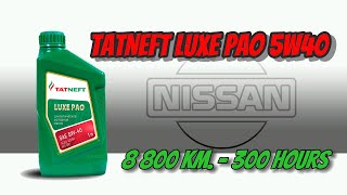 Tatneft Luxe PAO 5w40 A3 (отработка из Nissan 8 800 км.,  300 моточасов), розлив 22.02.2022.