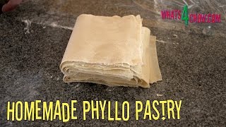 Homemade Phyllo Pastry. How to Make Perfect Filo / Fillo / Phyllo Pastry the Easy Way!!!